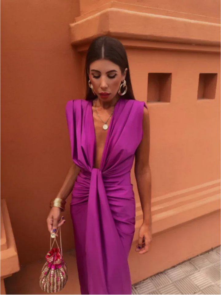 Moriah™ | Elegante Plissé Jurk