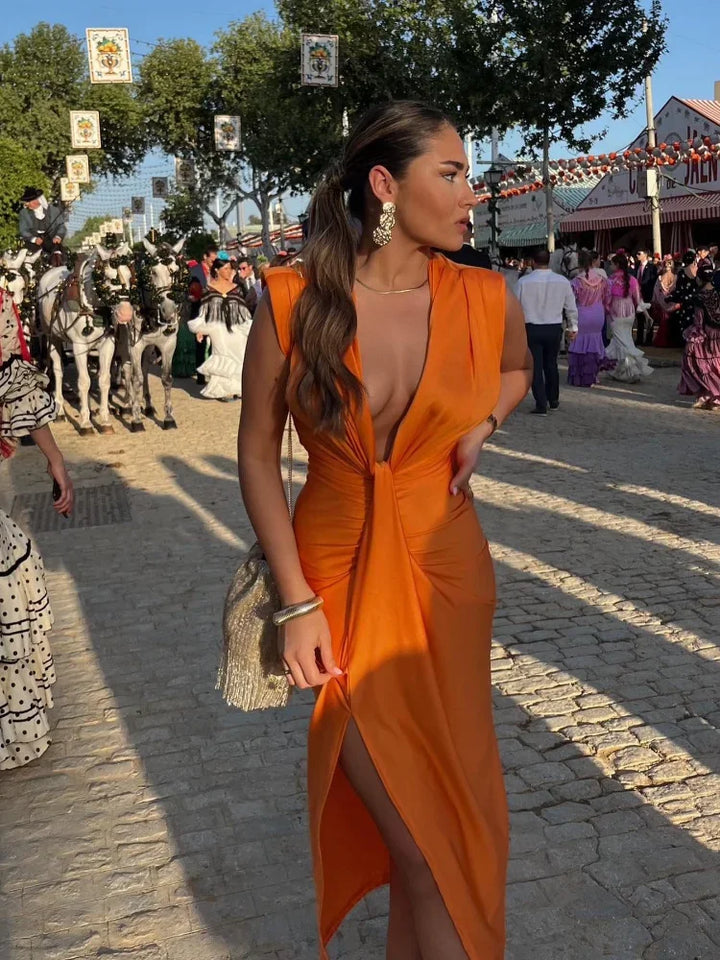Moriah™ | Elegante Plissé Jurk