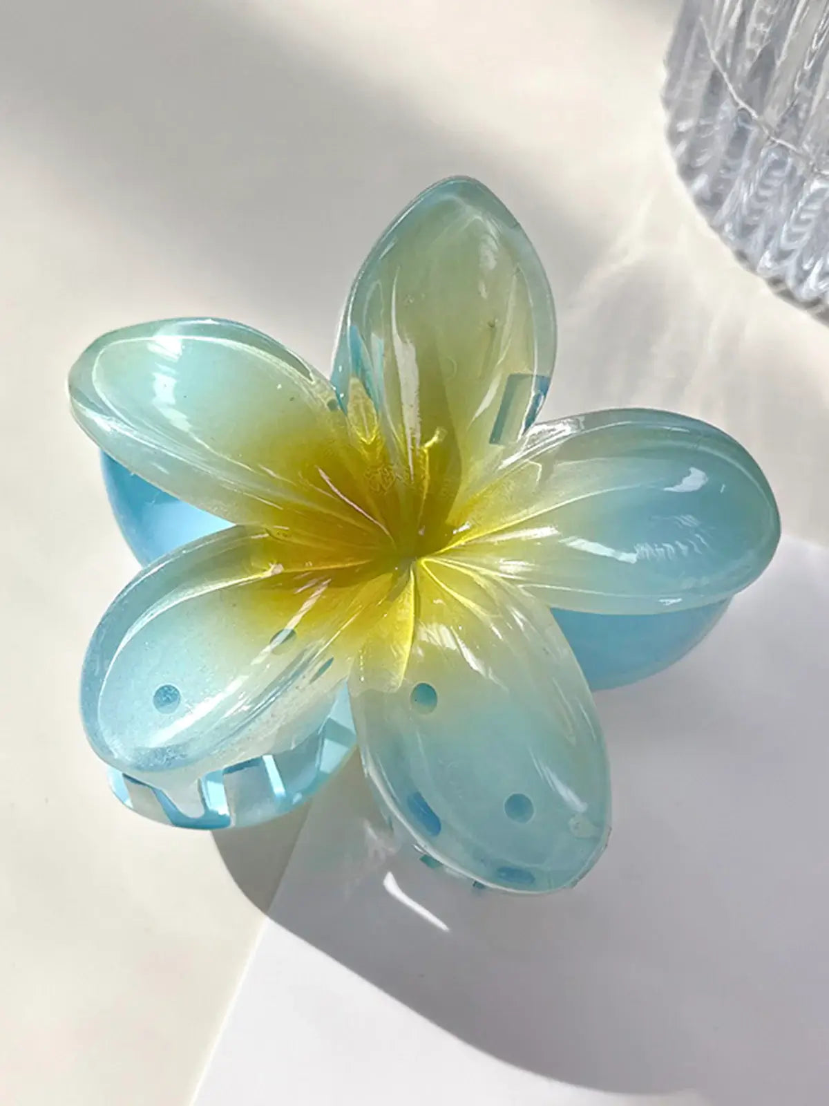 Adele - Glanzende Bloemen-Haarspeld