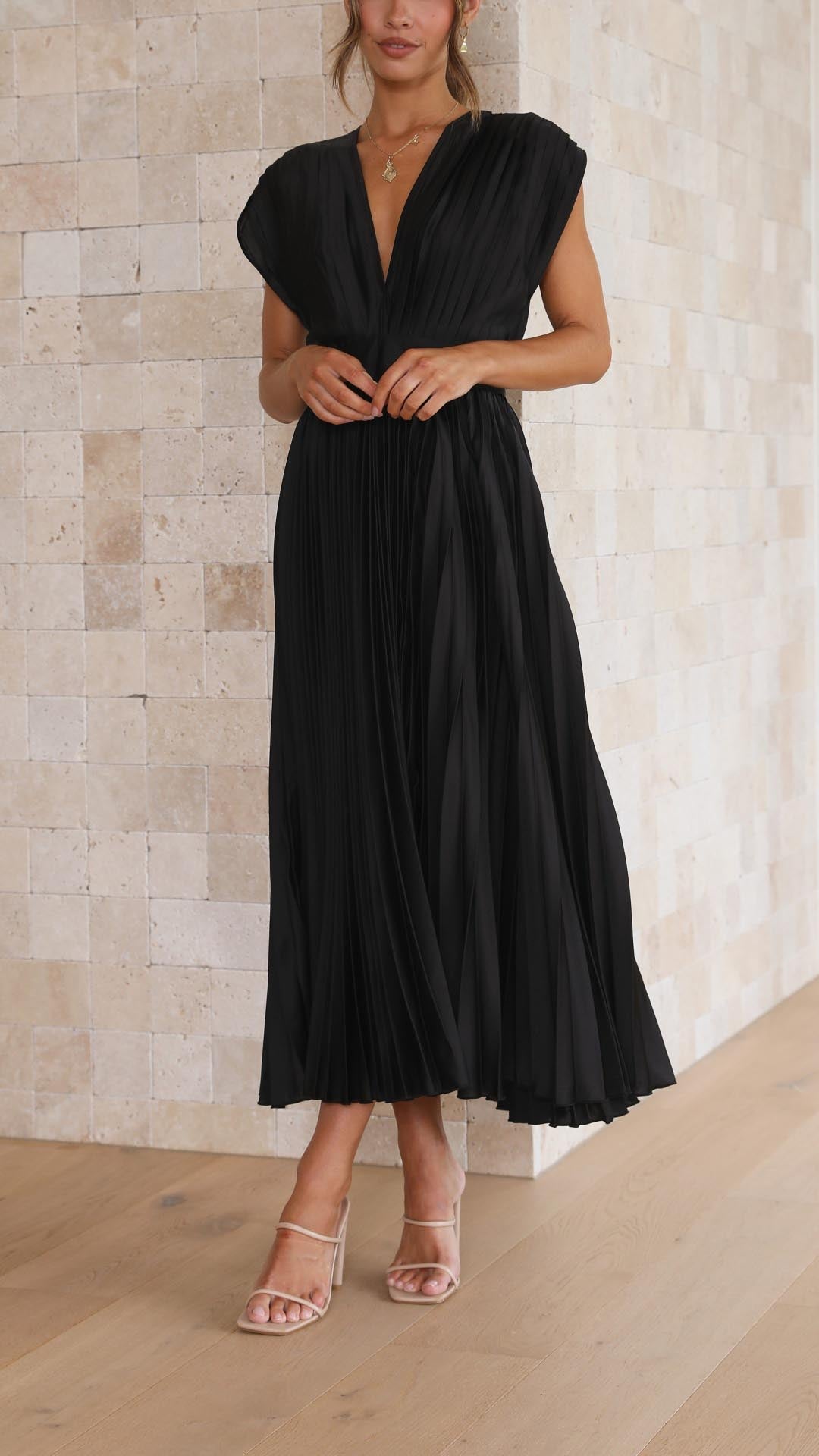 Alexis™ | Elegante Plissé Jurk