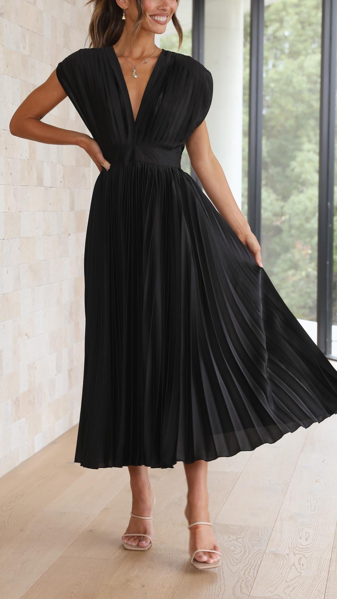 Alexis™ | Elegante Plissé Jurk