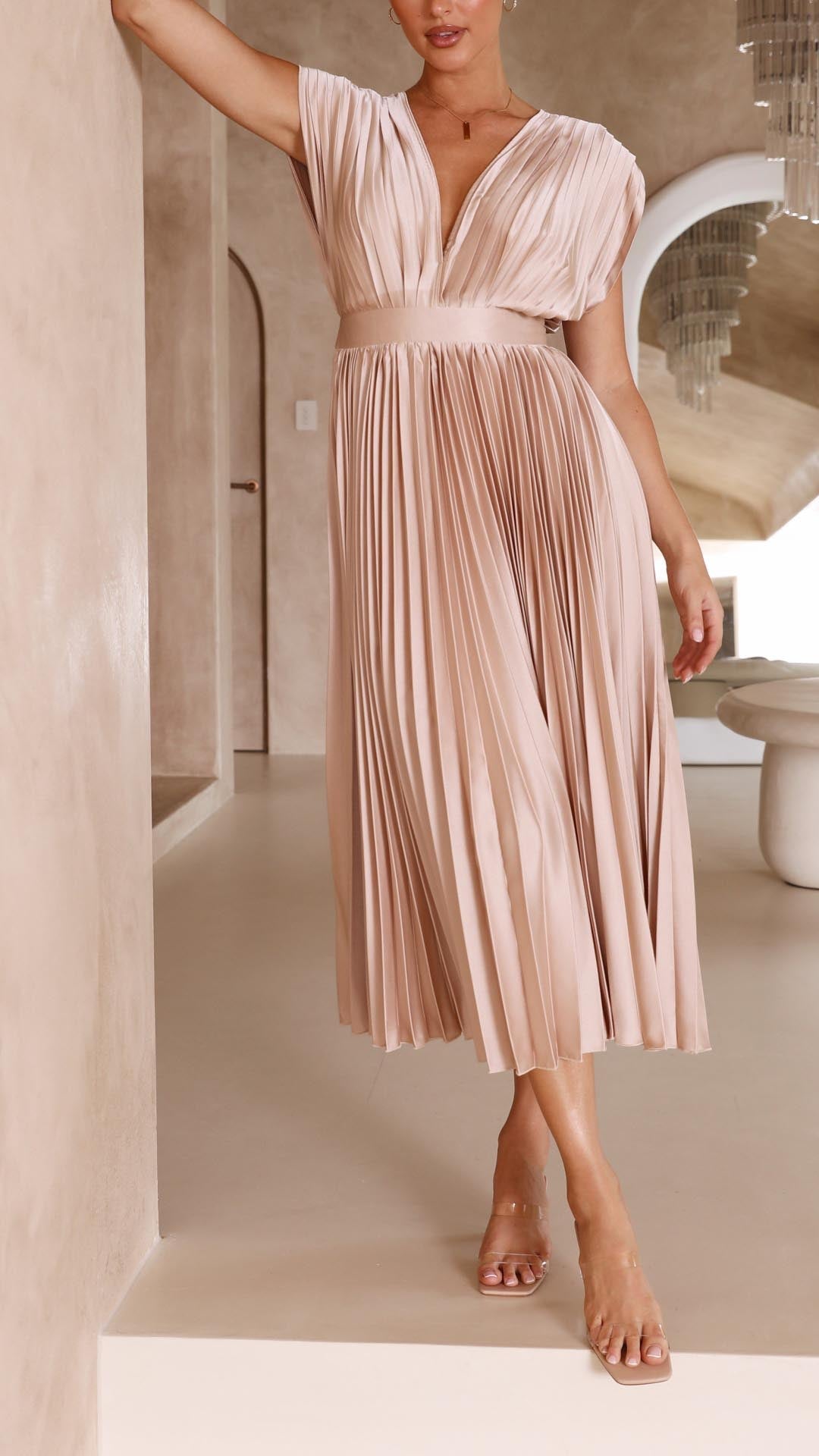 Alexis™ | Elegante Plissé Jurk