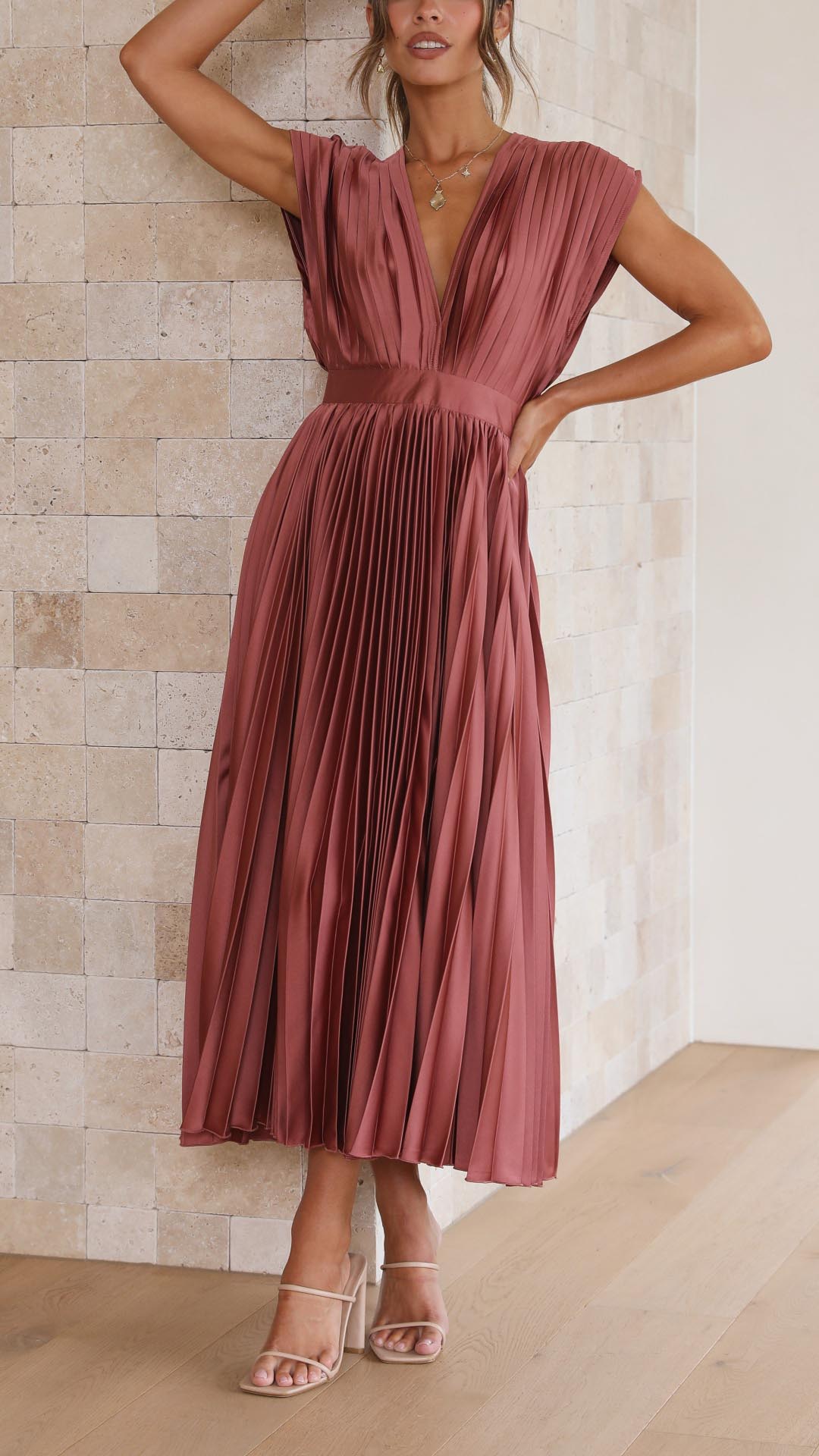 Alexis™ | Elegante Plissé Jurk