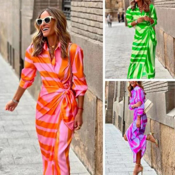 Helmi -| Lente Zomer Mode Print Rok Jurk
