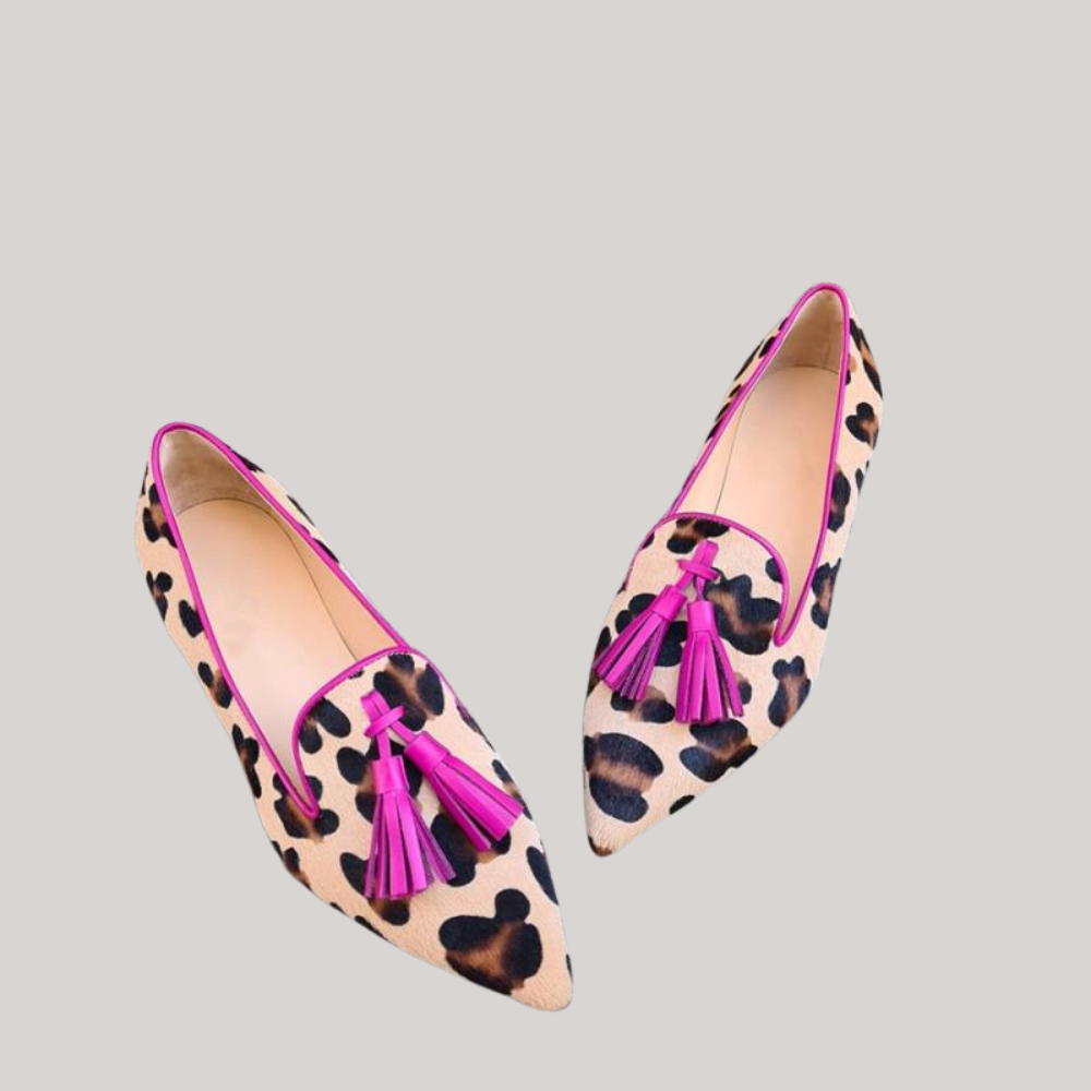Dames Mocassin met Luipaardprint