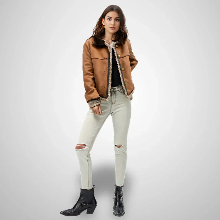 Rosalie™ - Schapenleren Jas
