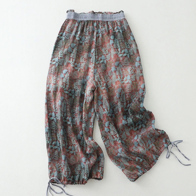 Jessica™ | Linnen Broek met Prints