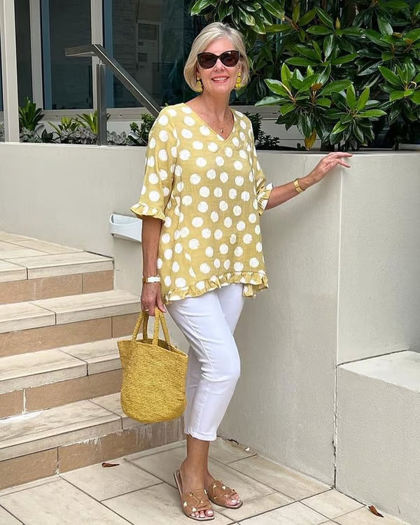 Chloe™ | Elegante V-Hals Blouse