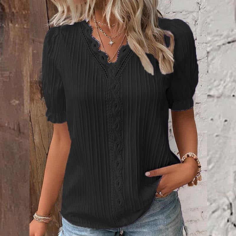 Alice™ | Witte Damesblouse met Kant