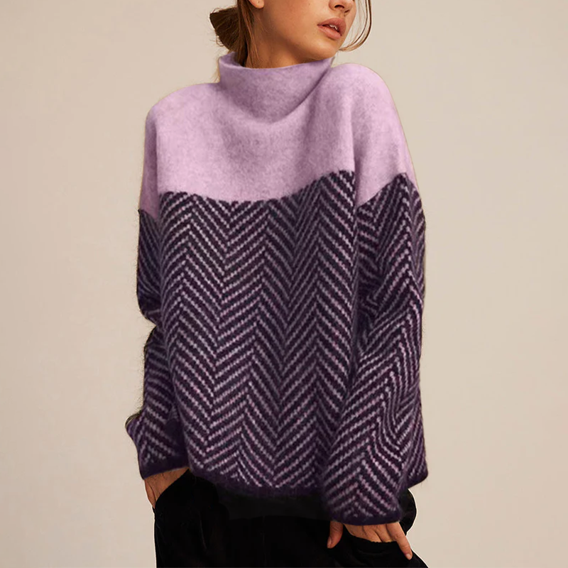 Isabelle - Trendy Hoge Hals Top