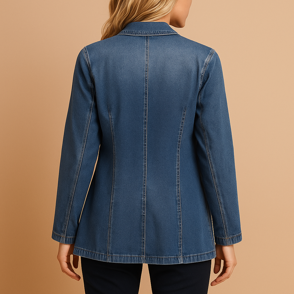 Vermeer™ | Blazer in strakke denim voor dames