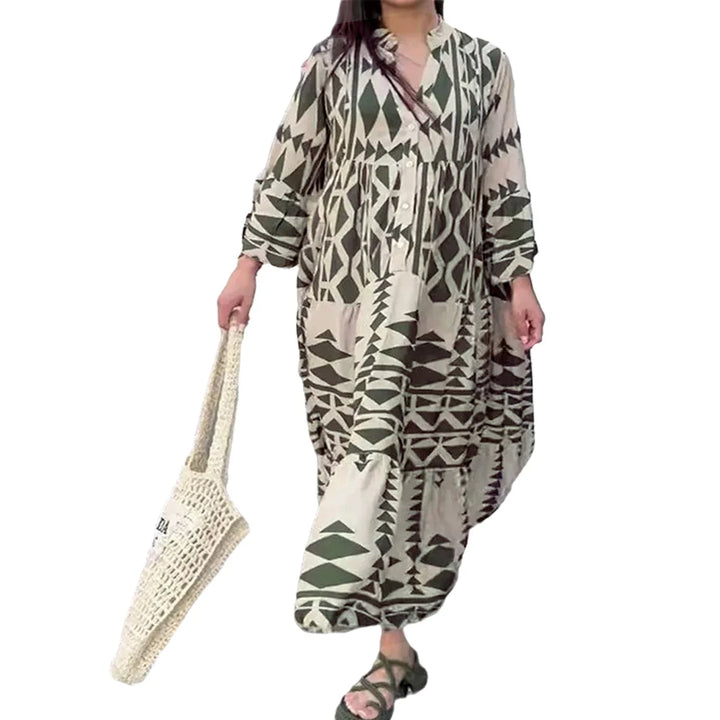 Sienna - Elegante casual overhemd jurk