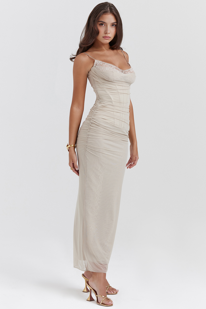 AURELIA - Kant Mesh Jurk