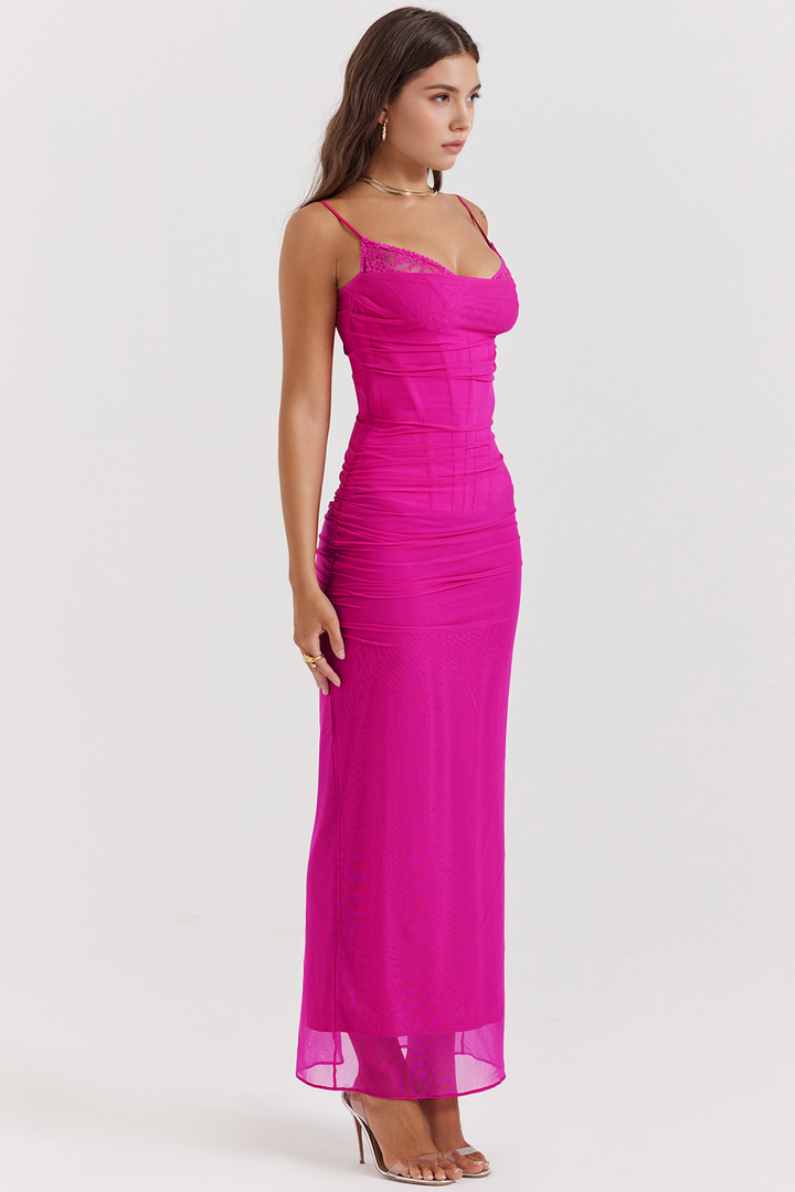 AURELIA - Kant Mesh Jurk
