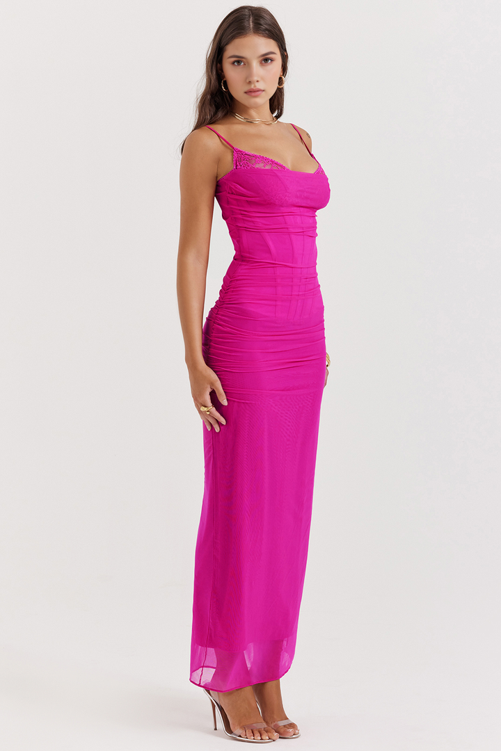 AURELIA - Kant Mesh Jurk
