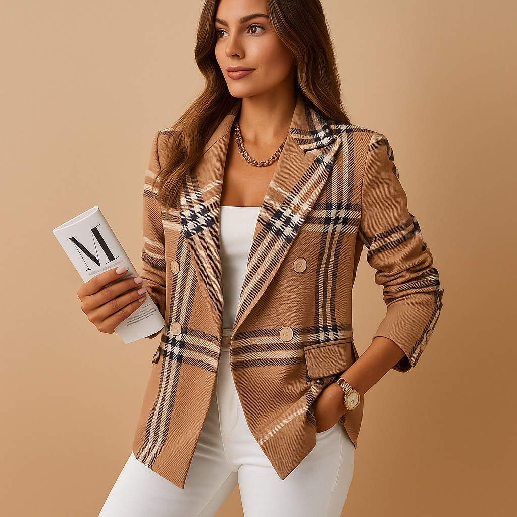 Vermeer™ | Strakke blazer met elegante details voor vrouwen