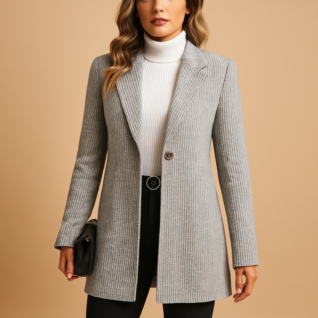 Vermeer™ | Strak aansluitende blazer met lange mouwen voor dames