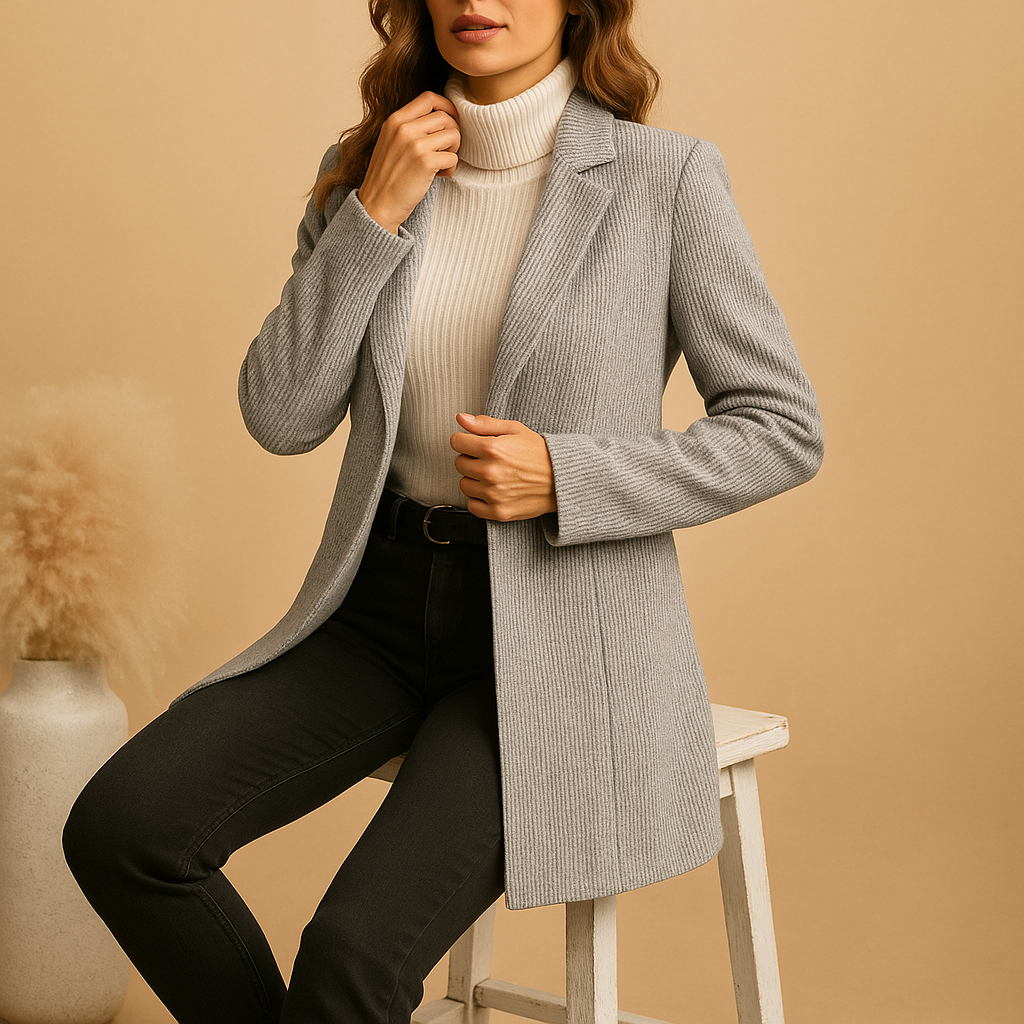 Vermeer™ | Strak aansluitende blazer met lange mouwen voor dames