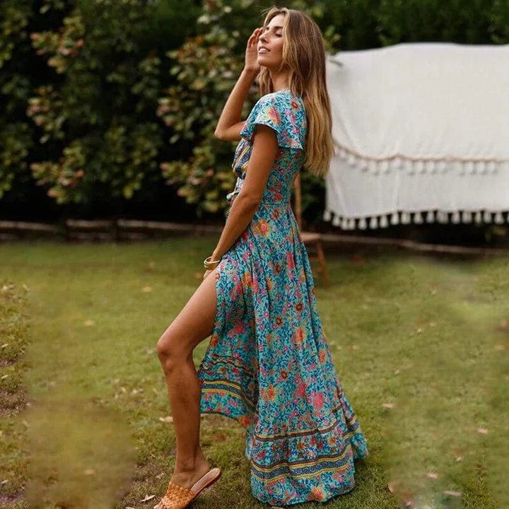 Veronica™ | Maxi Jurk met Hoge Splits