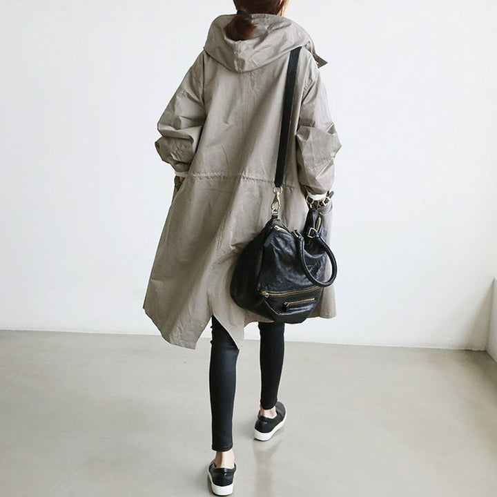 Elena - Trenchcoat met Capuchon