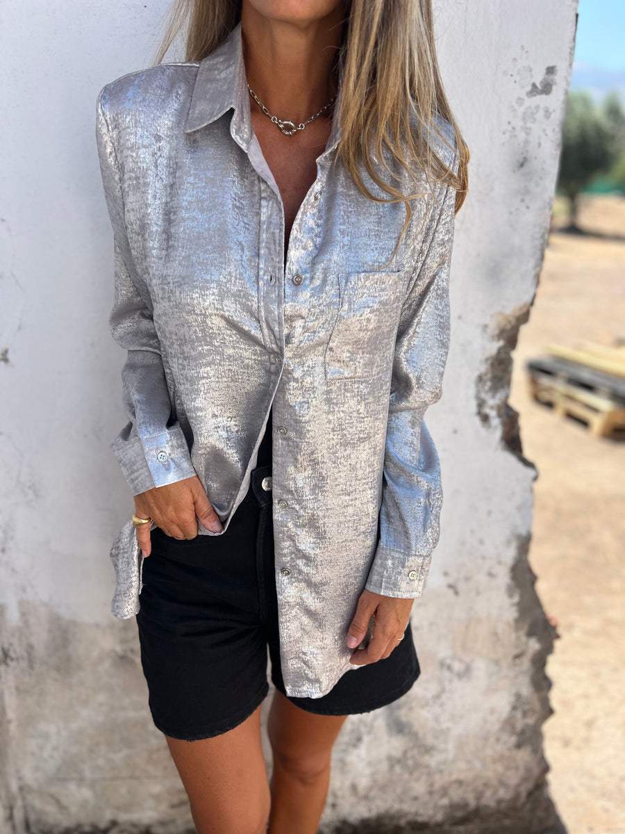 Zella™ | Chic Shimmer Blouse