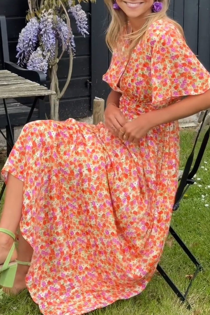 Mariella™ | Lange Bloemenjurk met Romantische en Lichte Stijl