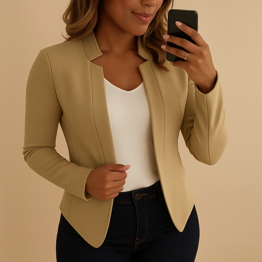 Vermeer™ | Lichtgewicht damesblazer met reverskraag