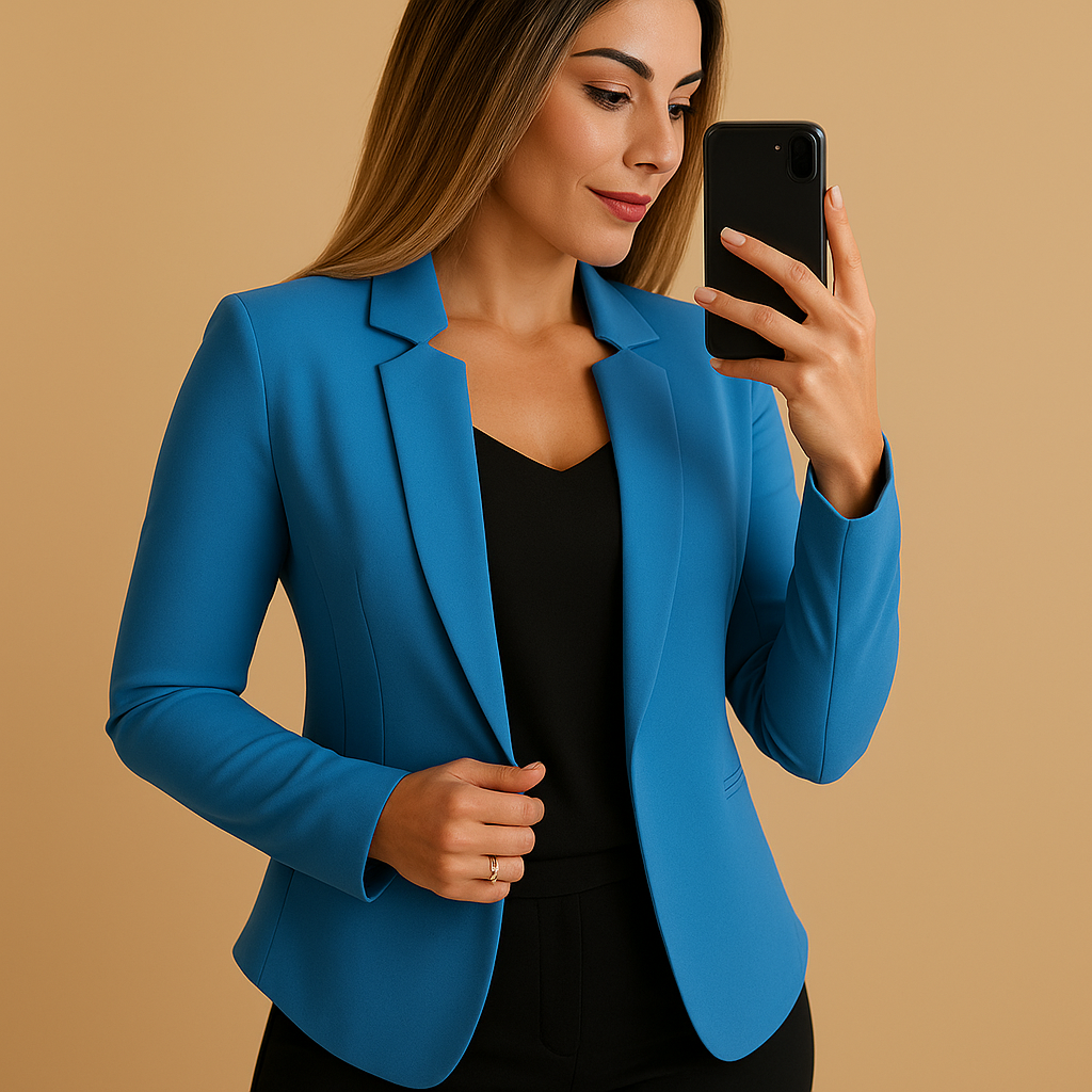 Vermeer™ | Lichtgewicht damesblazer met reverskraag