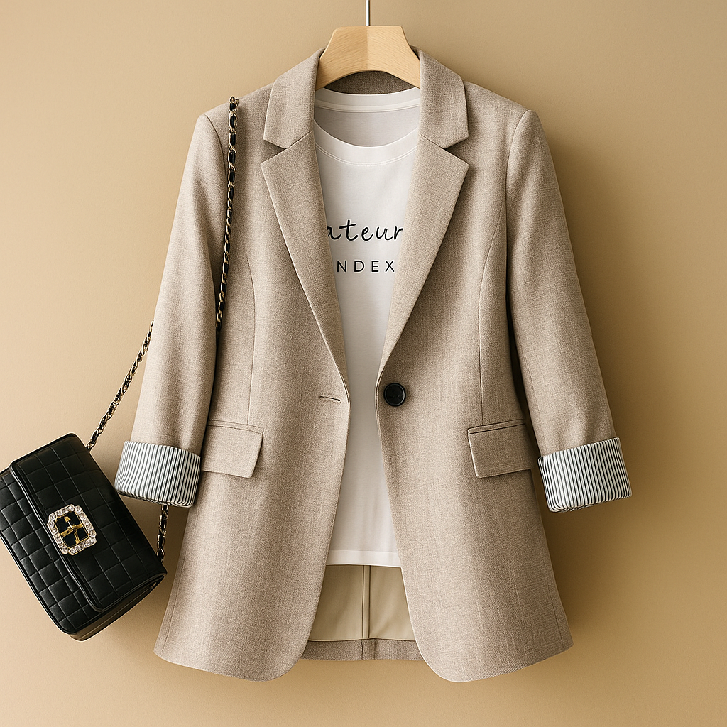 Vermeer™ | Lichtgewicht blazer met lange mouwen voor dames
