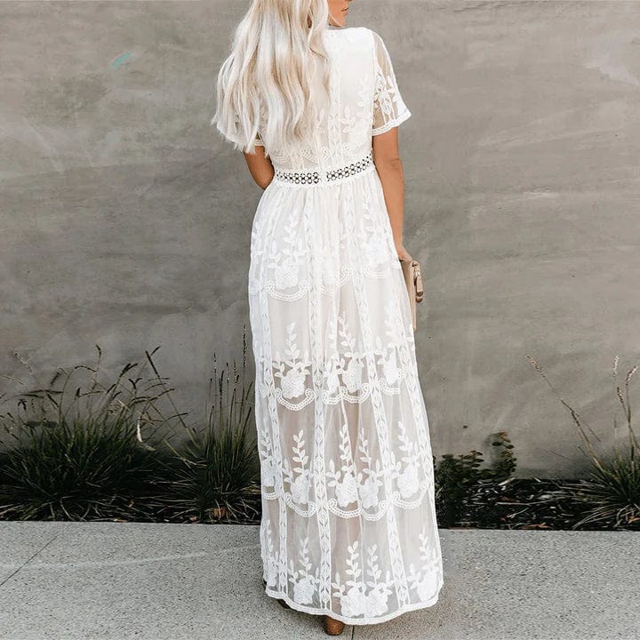 Aniek™ | Maxi Jurk in Ibiza Kant