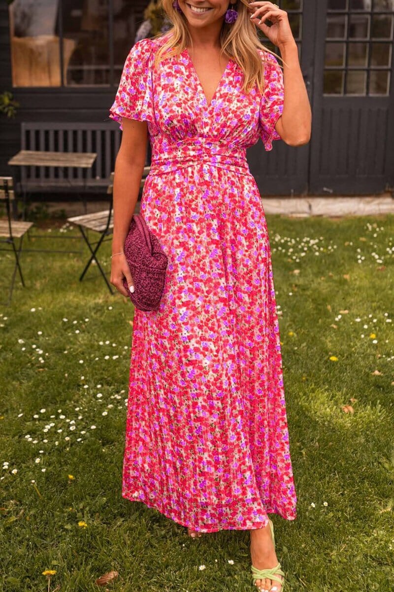 Sandra™ | Elegante Maxi Jurk met V-hals