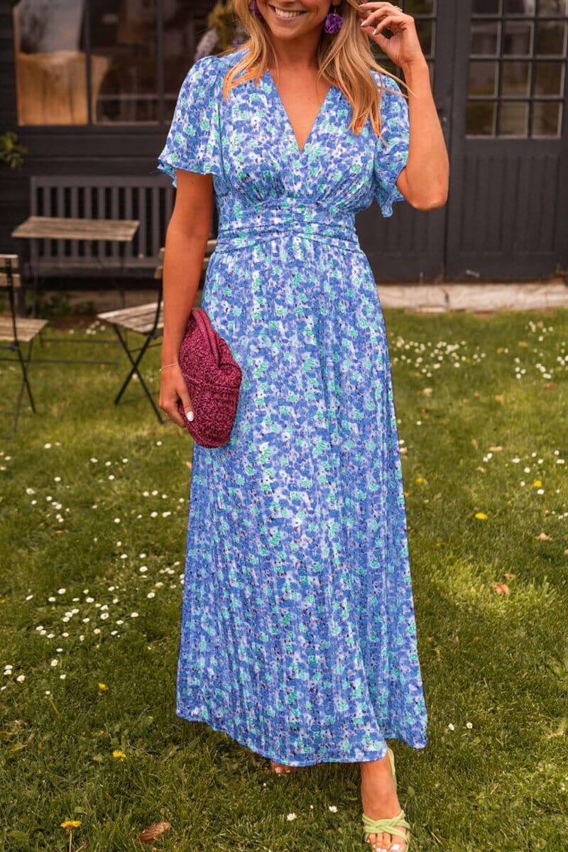 Sandra™ | Elegante Maxi Jurk met V-hals