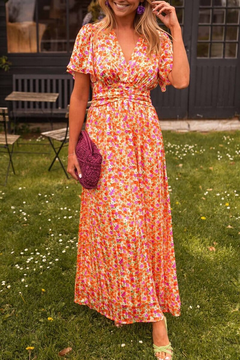 Sandra™ | Elegante Maxi Jurk met V-hals