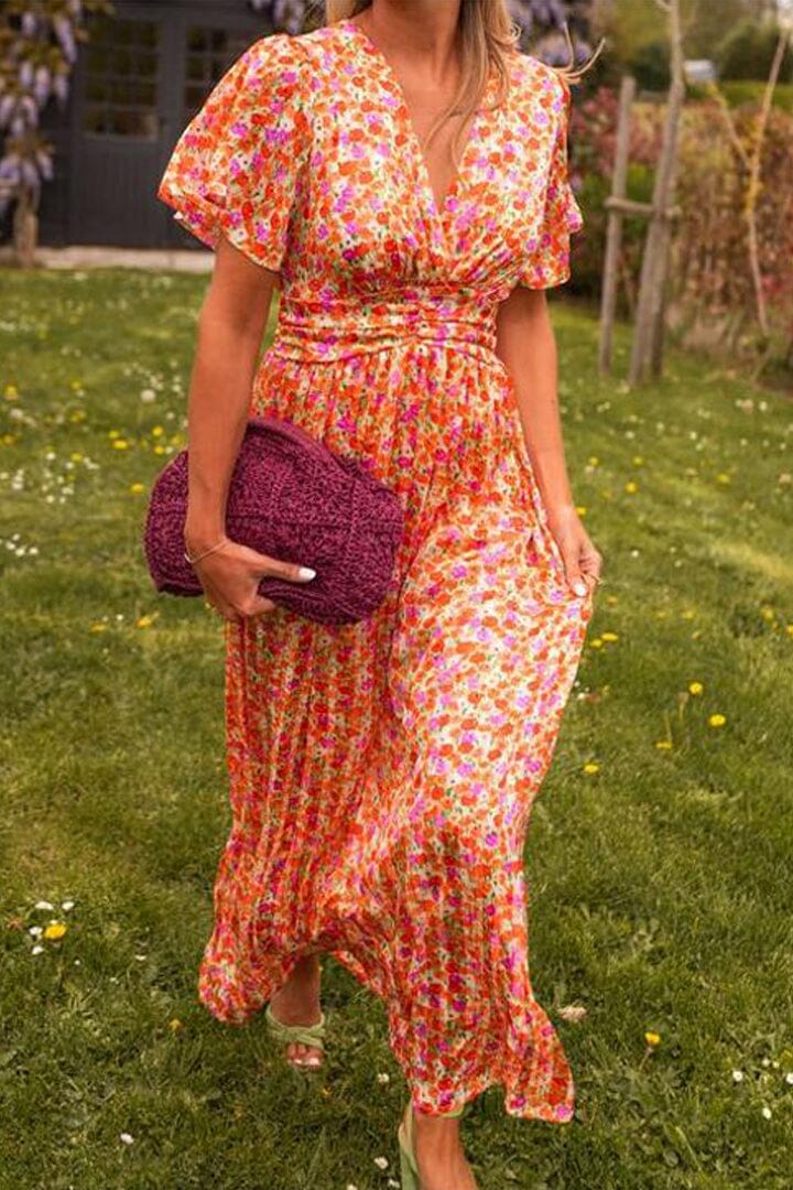 Sandra™ | Elegante Maxi Jurk met V-hals