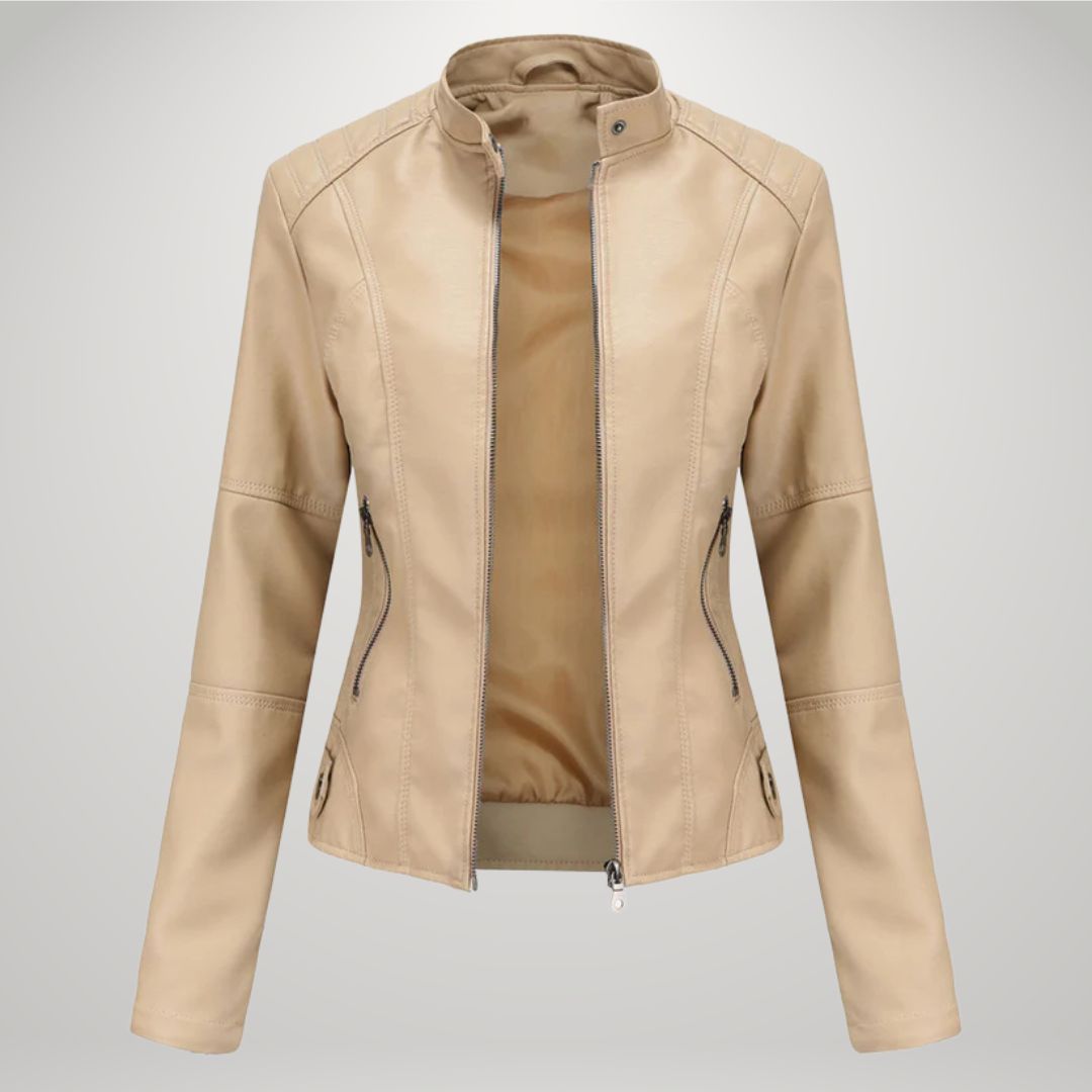 Emma™ | Elegante Leren Jas