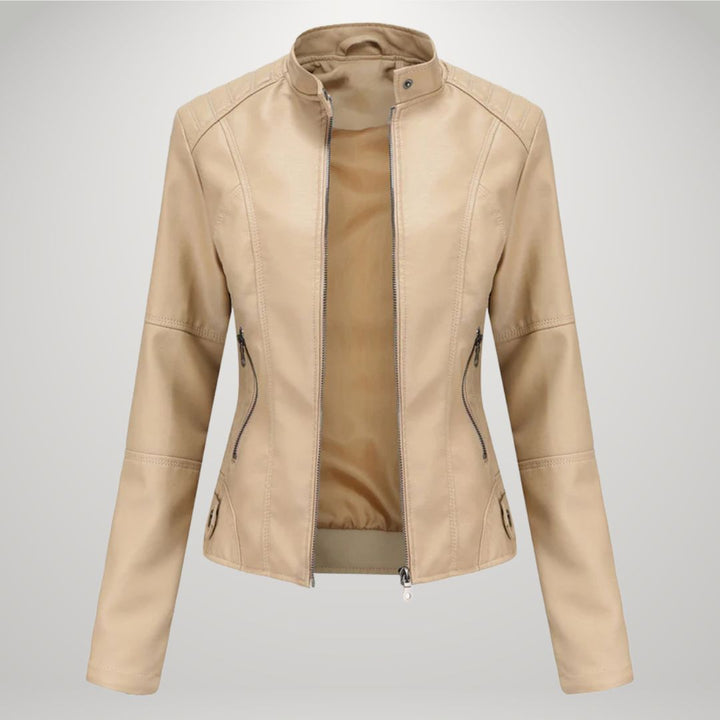 Emma™ | Elegante Leren Jas