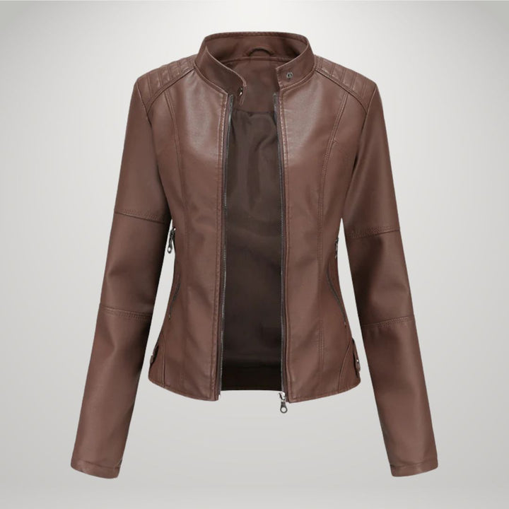 Emma™ | Elegante Leren Jas