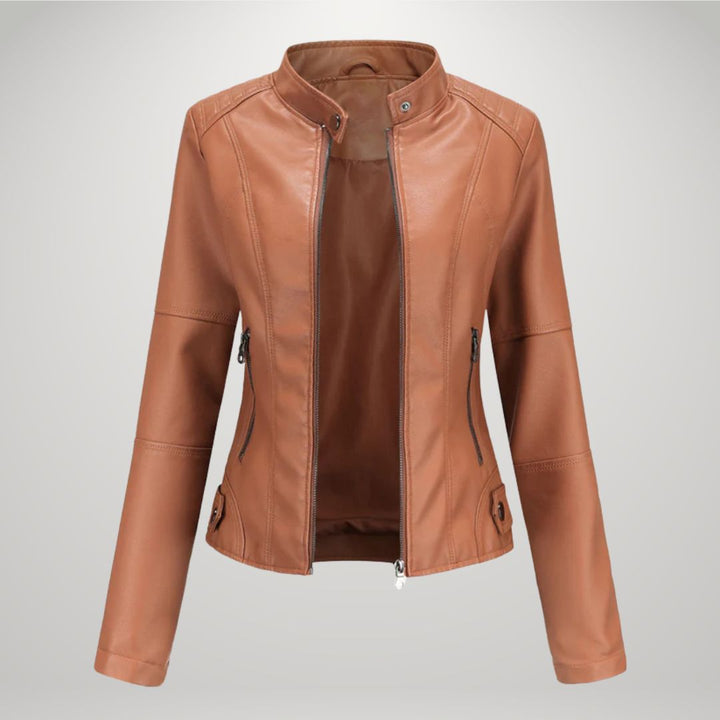 Emma™ | Elegante Leren Jas
