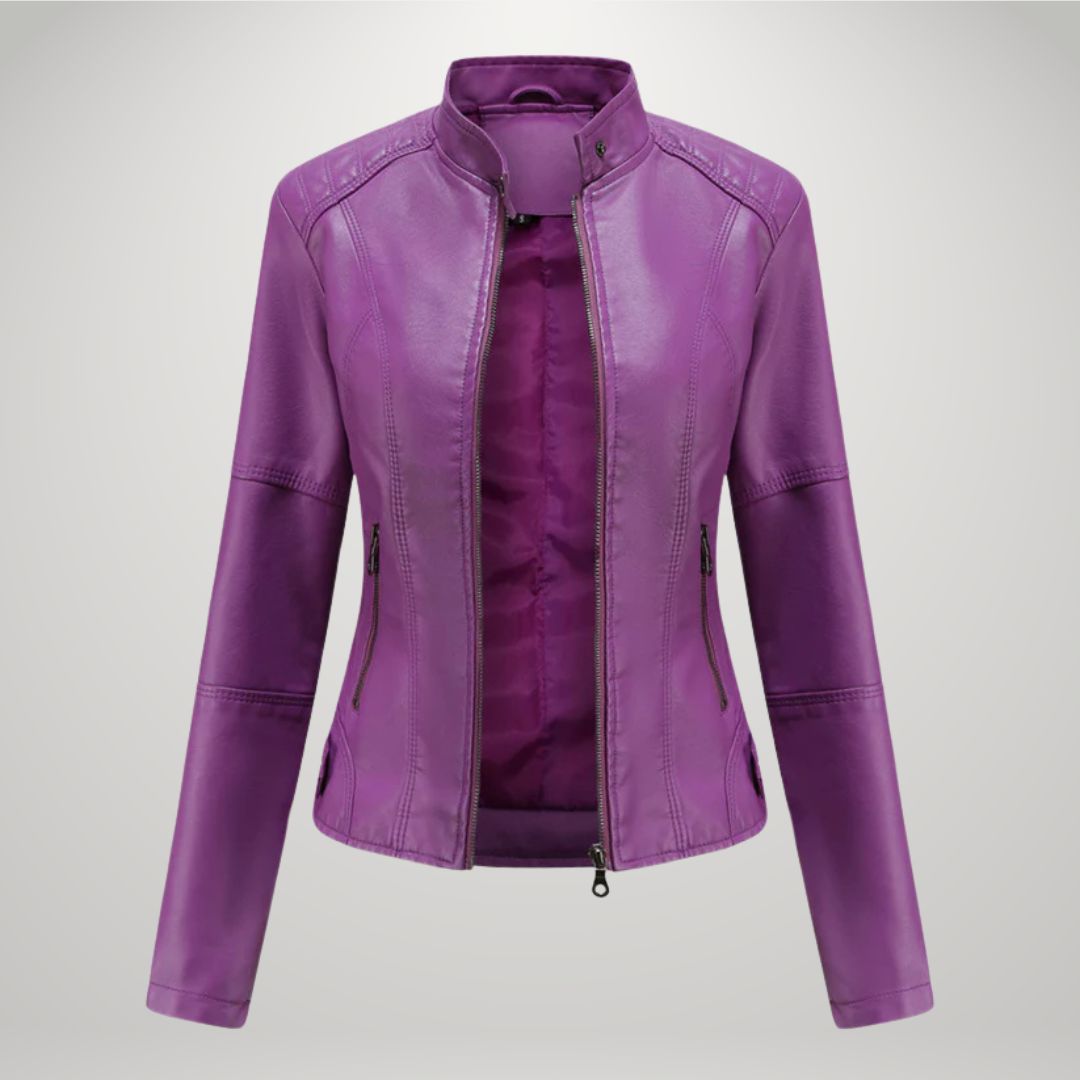 Emma™ | Elegante Leren Jas