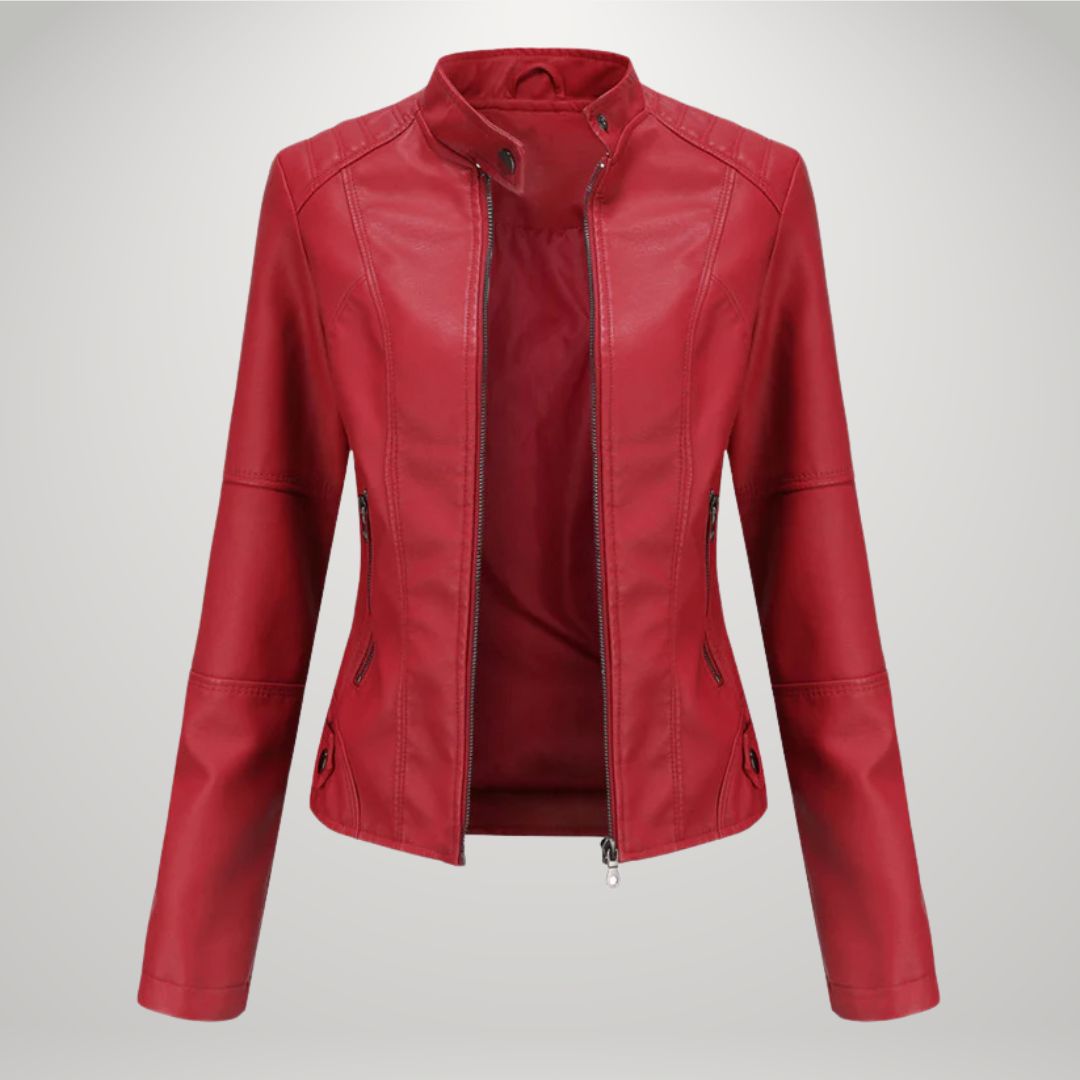 Emma™ | Elegante Leren Jas