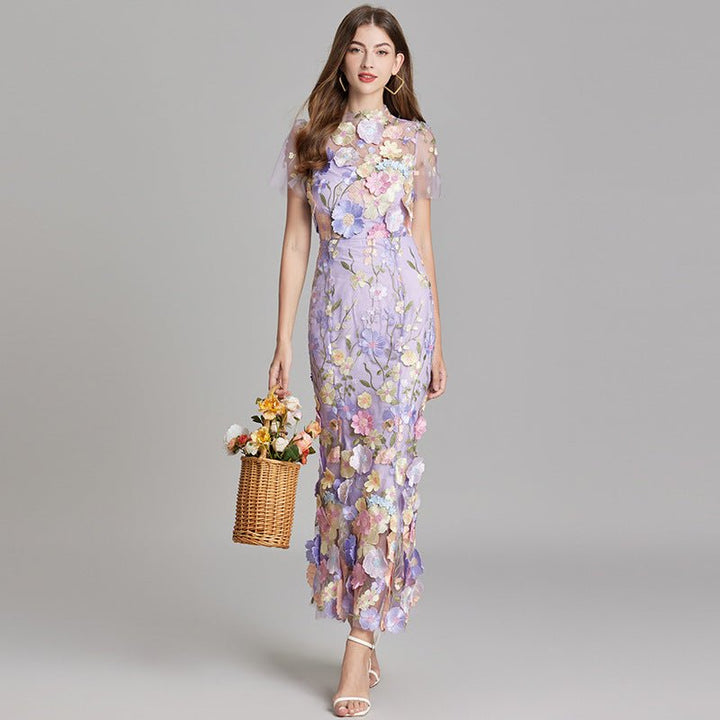 Sophia - Elegante Bloemenjurk in Midi-Stijl