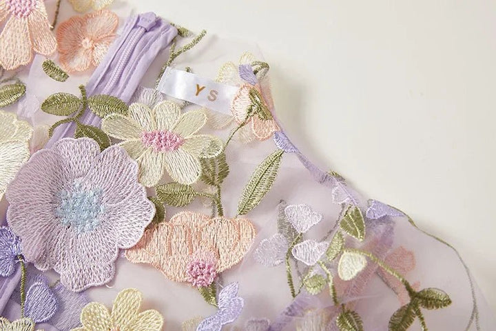 Sophia - Elegante Bloemenjurk in Midi-Stijl