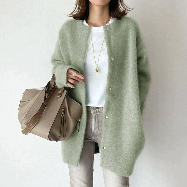 Claudia - Simpel Elegante Cardigan met Knopen